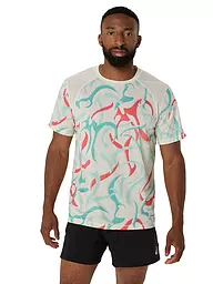 ASICS | Maglietta da running da uomo Road All Over Print SS Top | Multicolore