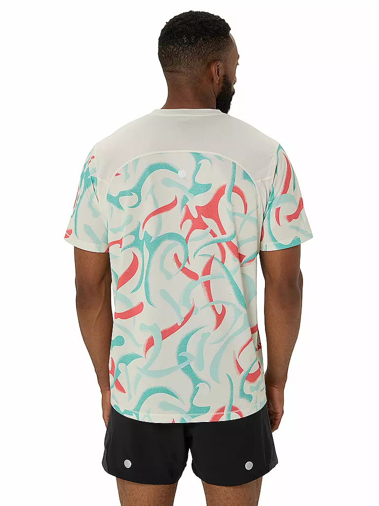 ASICS | Maglietta da running da uomo Road All Over Print SS Top | Multicolore