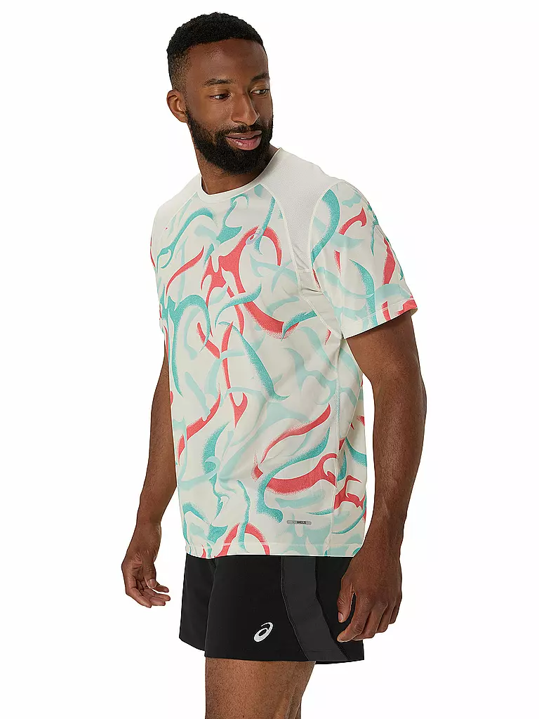 ASICS | Maglietta da running da uomo Road All Over Print SS Top | Multicolore