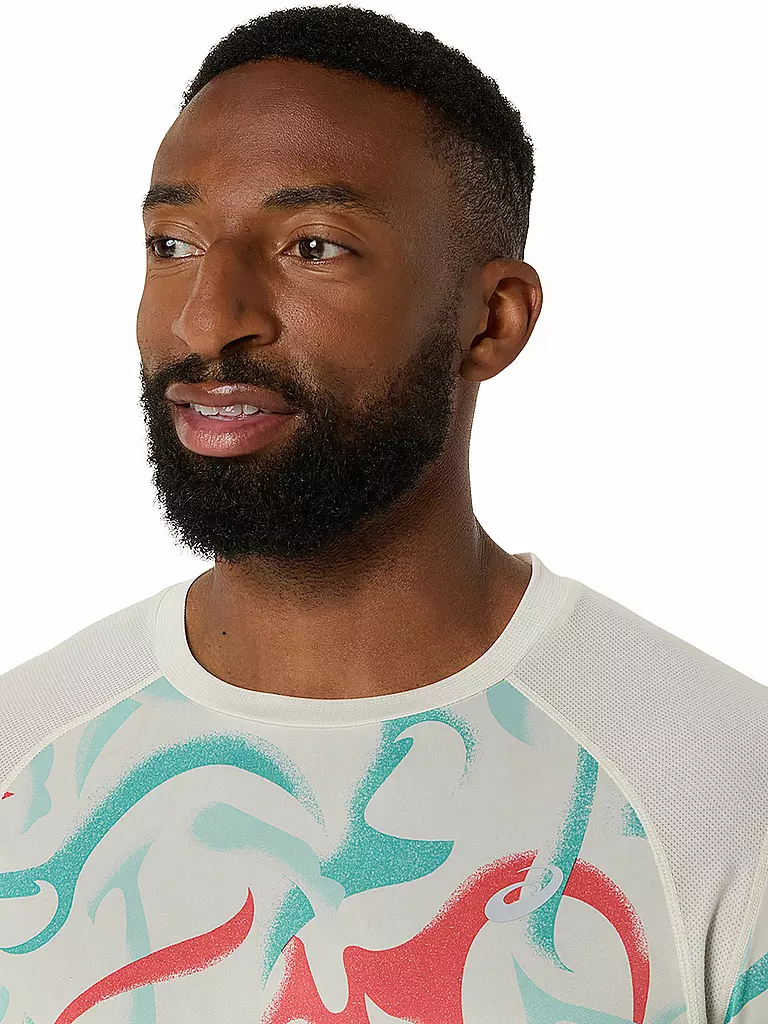 ASICS | Maglietta da running da uomo Road All Over Print SS Top | Multicolore