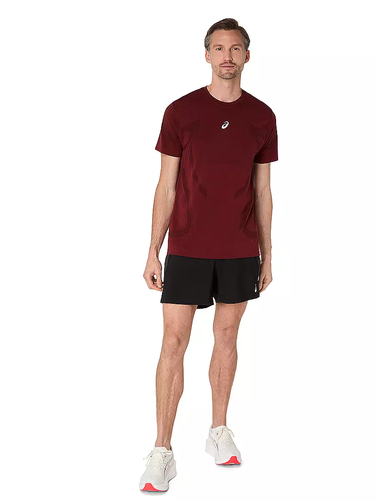 ASICS | Maglietta da running da uomo Road Seamless | Rosso scuro
