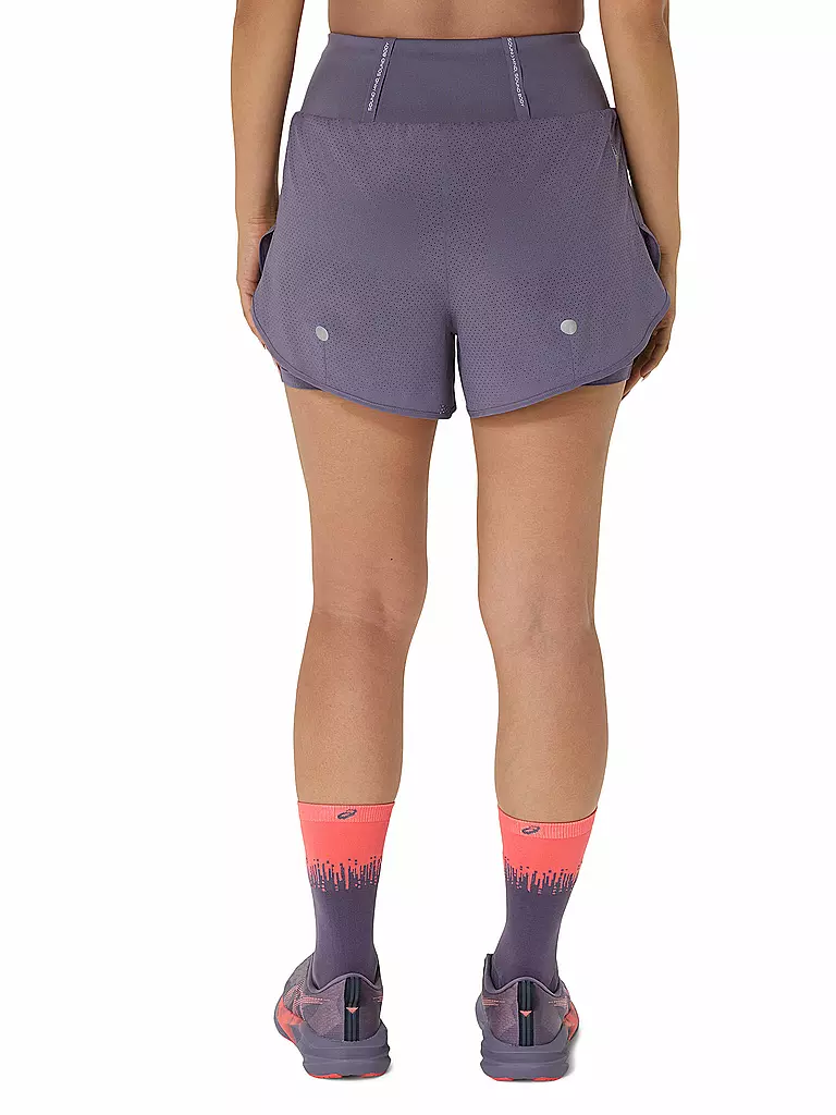 ASICS | Pantaloncini da running 2in1 da donna Road 3.5IN | Lilla