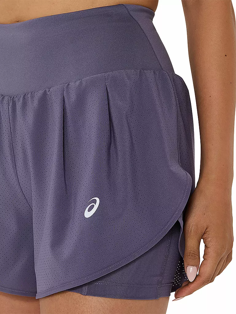 ASICS | Pantaloncini da running 2in1 da donna Road 3.5IN | Lilla