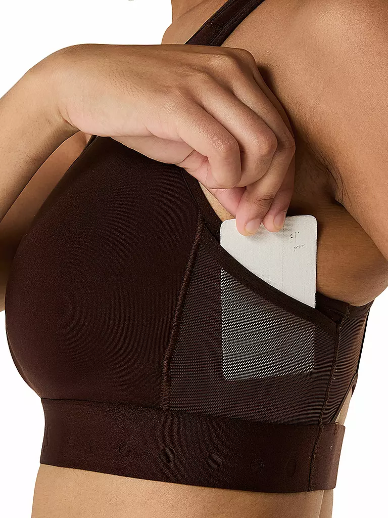 ASICS | Reggiseno sportivo da donna Road Compression High Support | Marrone