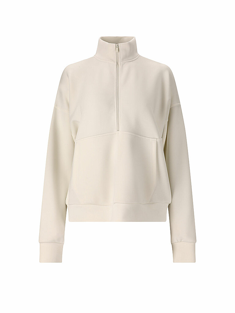 Sweater da donna Jillnana con mezza zip crema 42