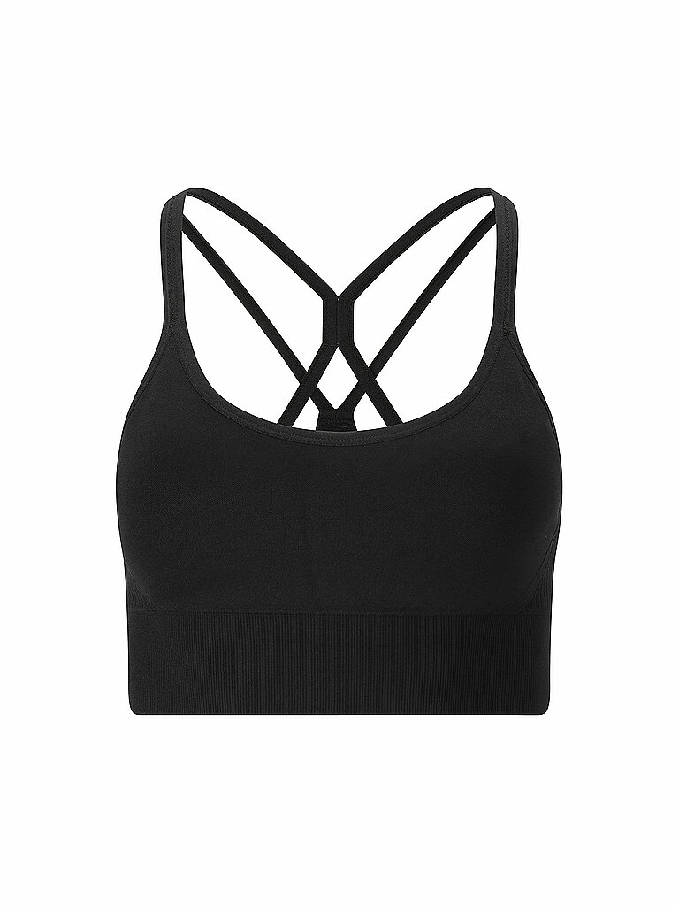 Reggiseno sportivo da donna Foan Seamless Low Support nero L/XL