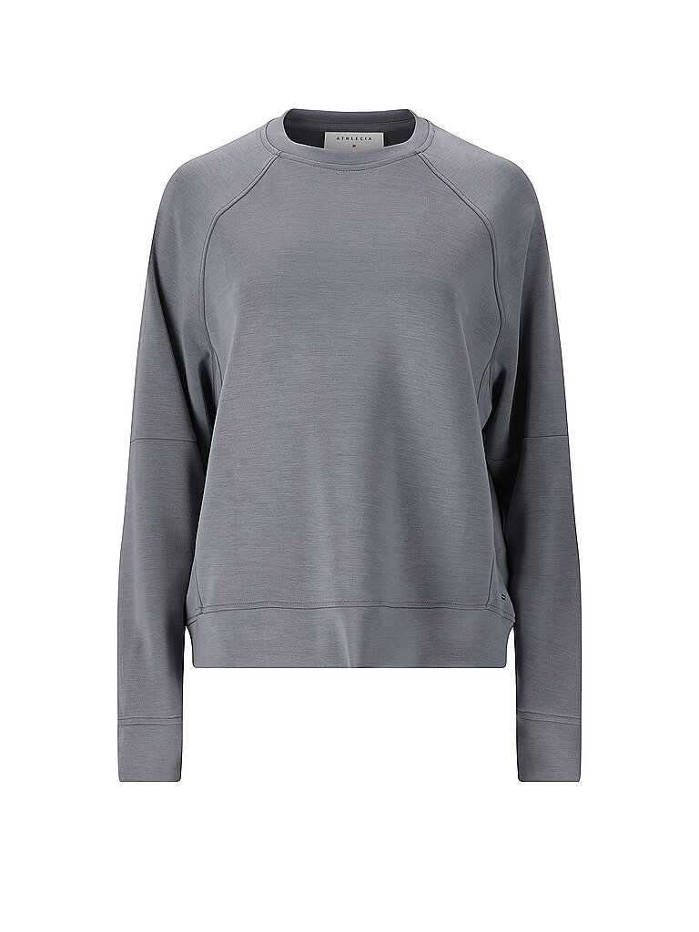 Felpa fitness da donna Jacey con girocollo grigio 34