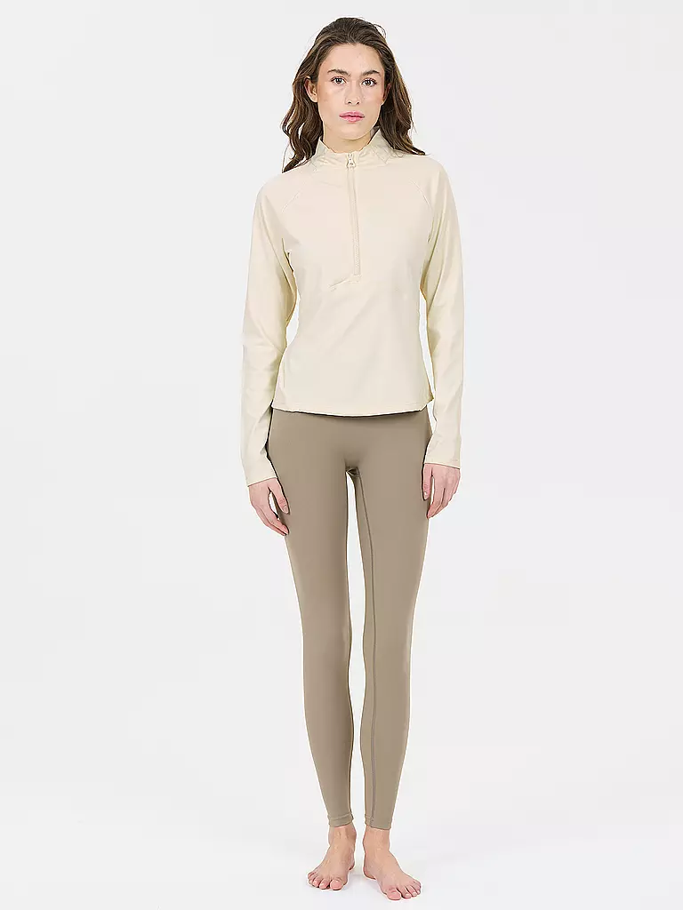 ATHLECIA | Damen Fitness Zipshirt Midory | Crema