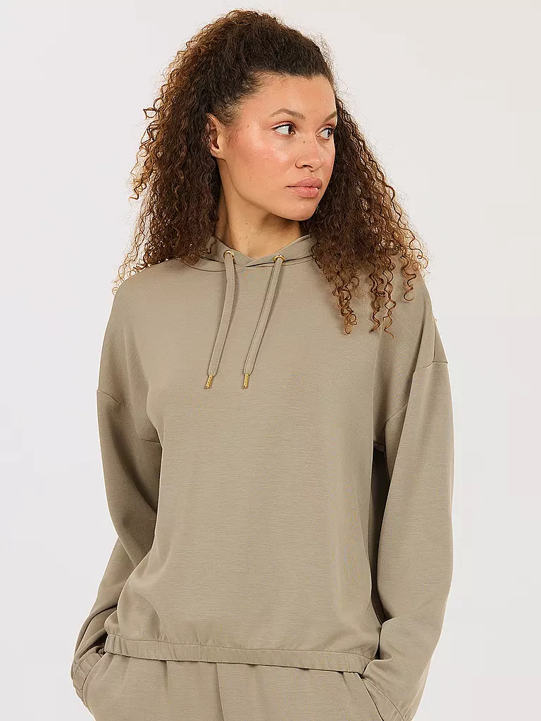 ATHLECIA | Damen Fitnesshoodie Namier | Cammello