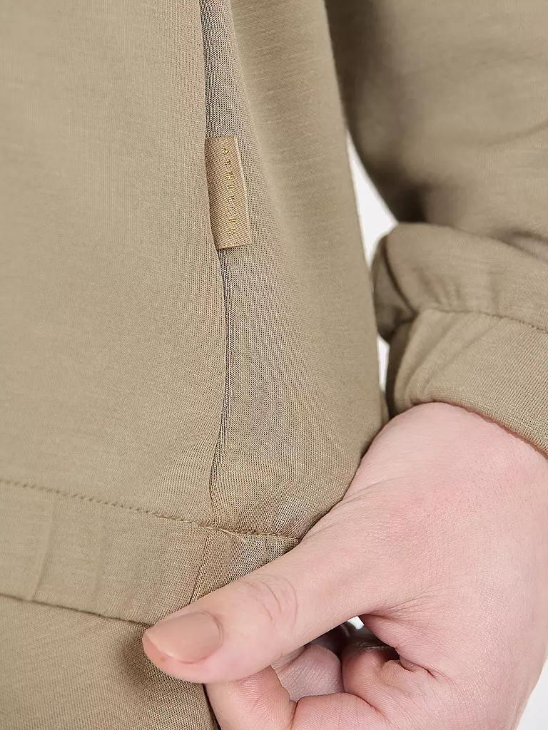 ATHLECIA | Damen Fitnesshoodie Namier | Cammello