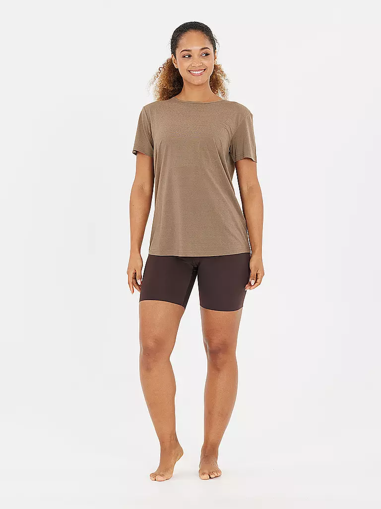 ATHLECIA | Damen Fitnessshirt Lizzy | Marrone