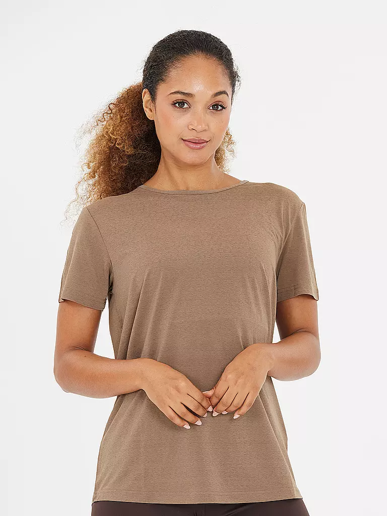 ATHLECIA | Damen Fitnessshirt Lizzy | Marrone