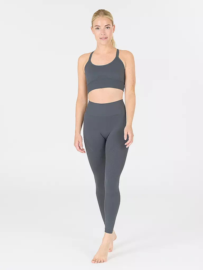 ATHLECIA | Damen Fitnesstight Seamless Nagar | Blu scuro