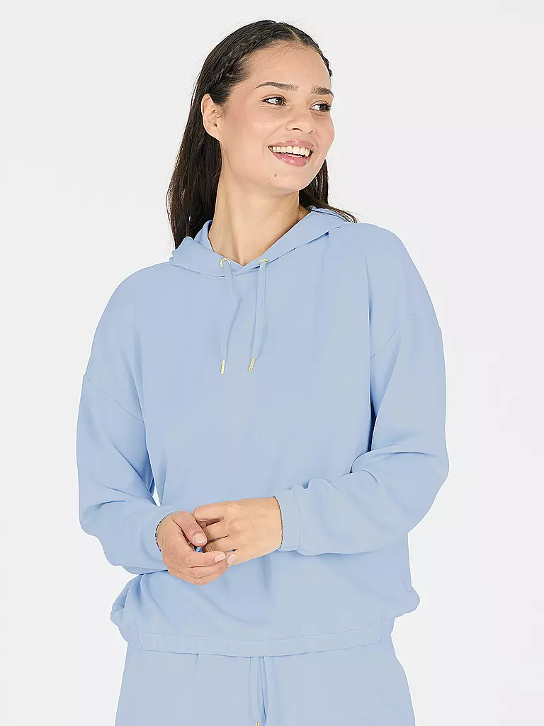 ATHLECIA | Felpa da fitness con cappuccio Namier da donna | Blu chiaro