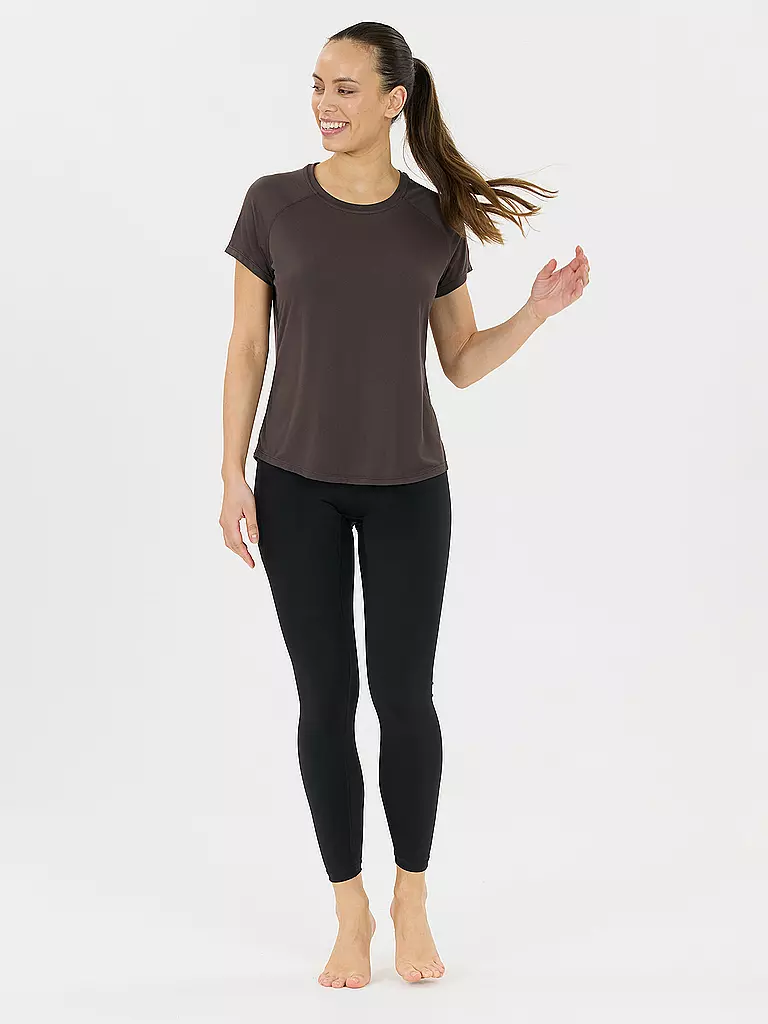 ATHLECIA | Fitnessshirt da donna Gaina | Marrone