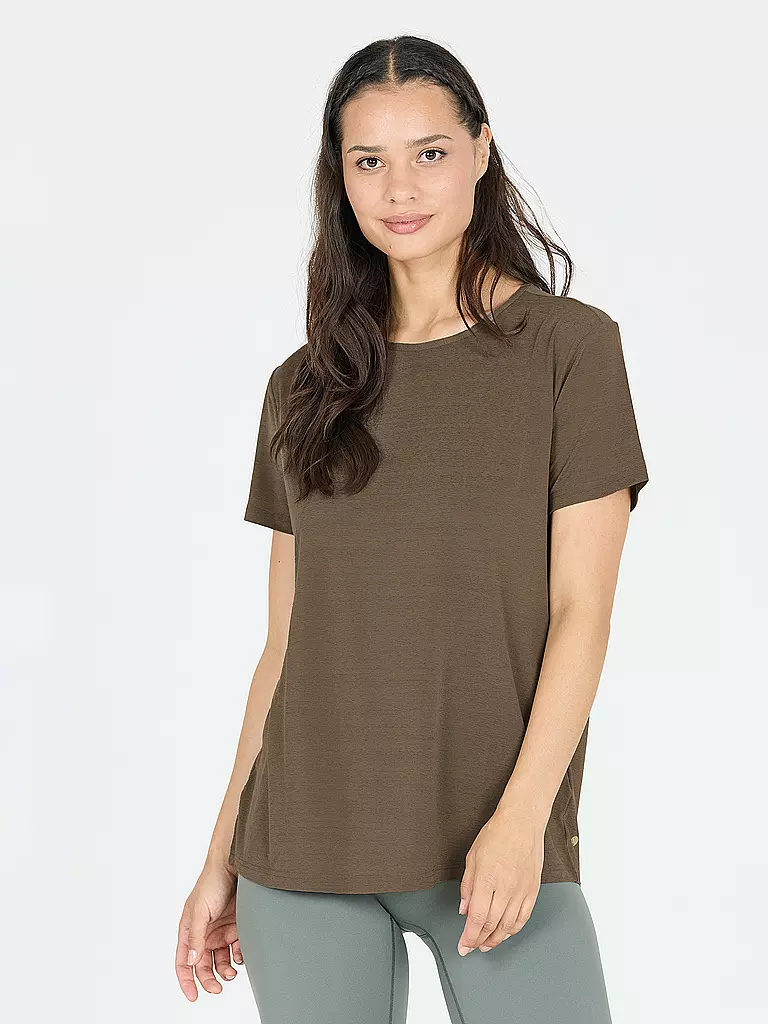 ATHLECIA | Fitnessshirt da donna Lizzy | Marrone