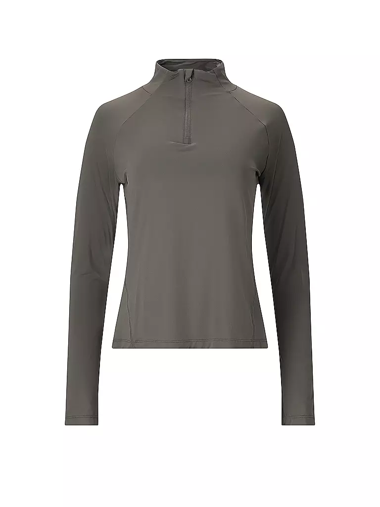 ATHLECIA | Maglietta da fitness da donna Grina 1/2 zip | Oliva