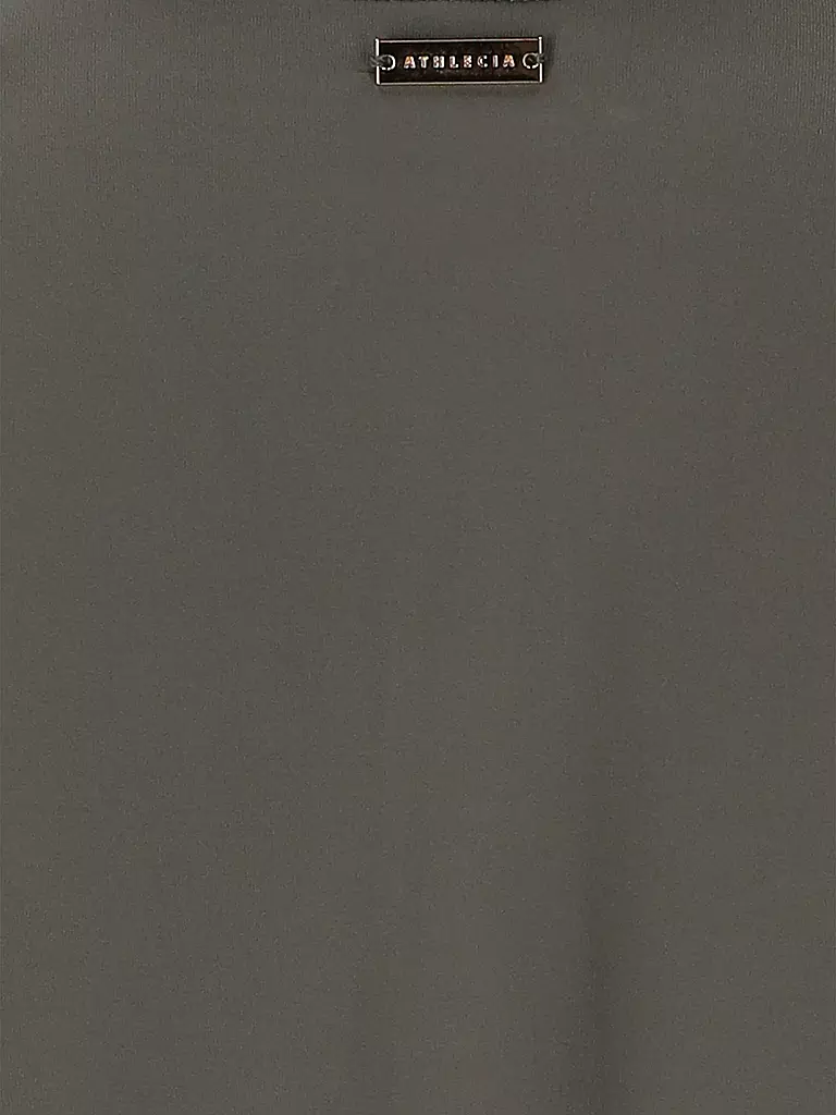 ATHLECIA | Maglietta da fitness da donna Grina 1/2 zip | Oliva