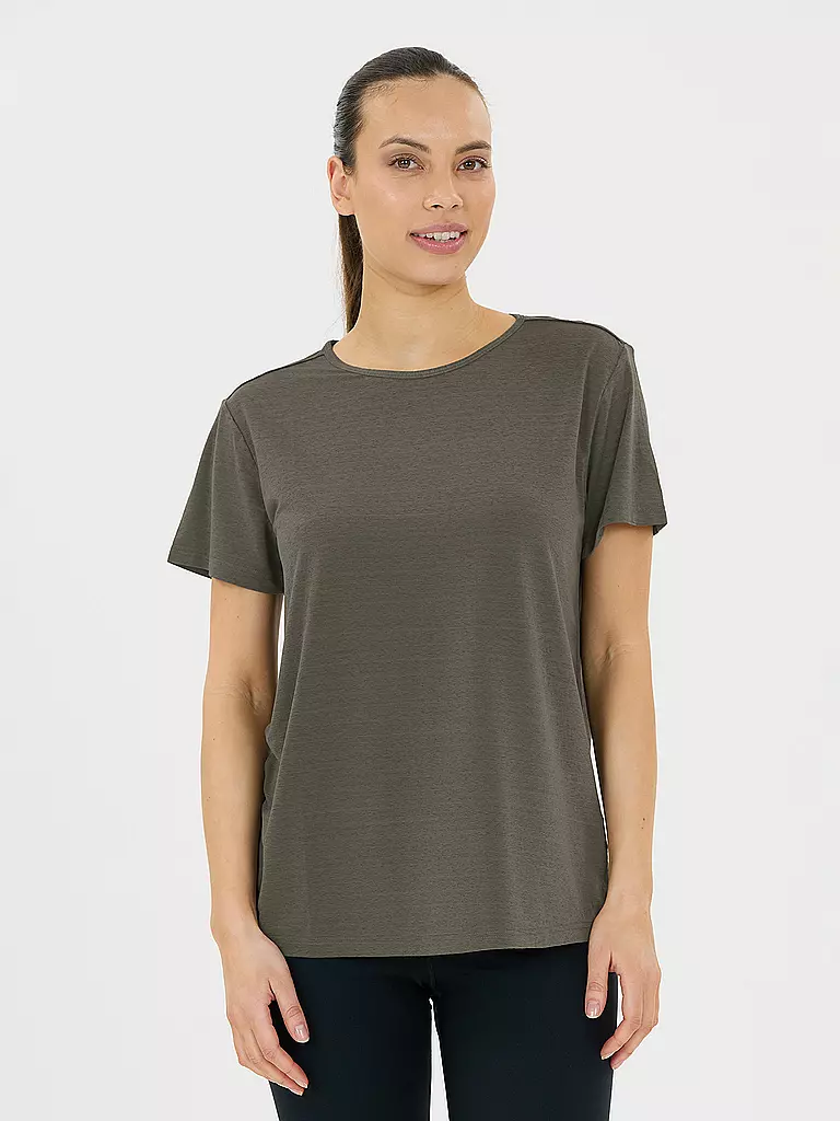 ATHLECIA | Maglietta da fitness da donna Lizzy | Oliva