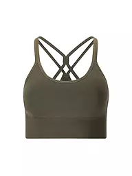 ATHLECIA | Reggiseno sportivo da donna Foan Seamless a supporto leggero | Oliva