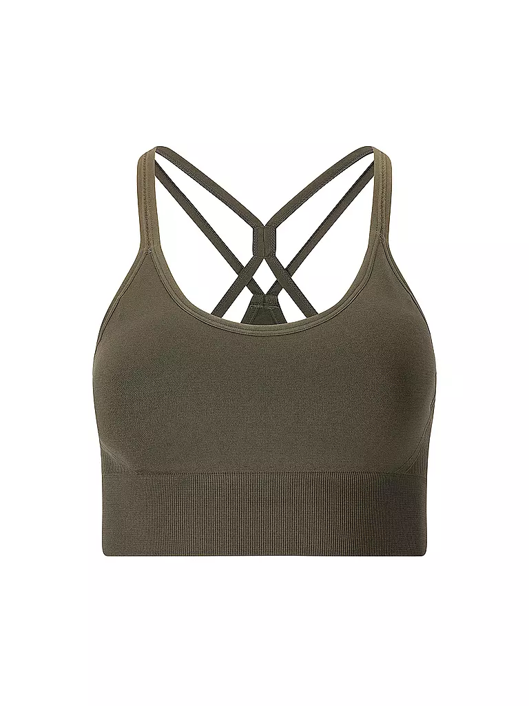 ATHLECIA | Reggiseno sportivo da donna Foan Seamless a basso supporto | Oliva