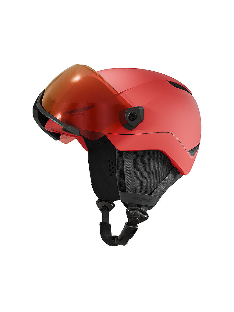 Casco da sci per bambini Revent Visor JR rosso 51-55CM