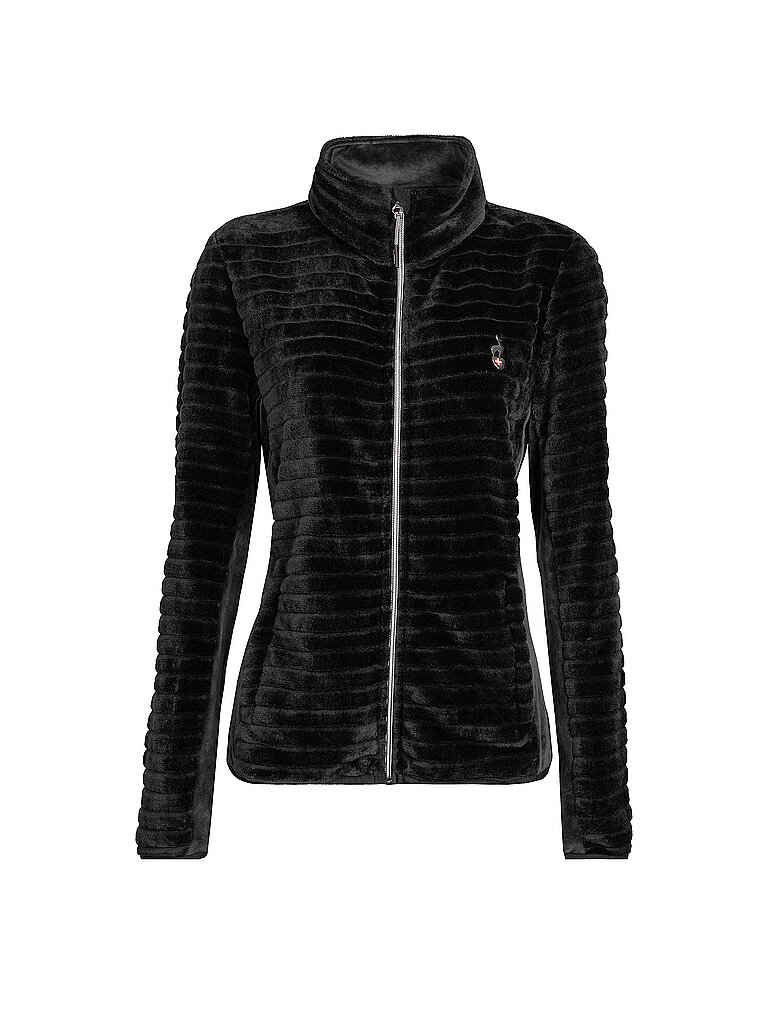 Giacca in pile da donna Verko nero XXL