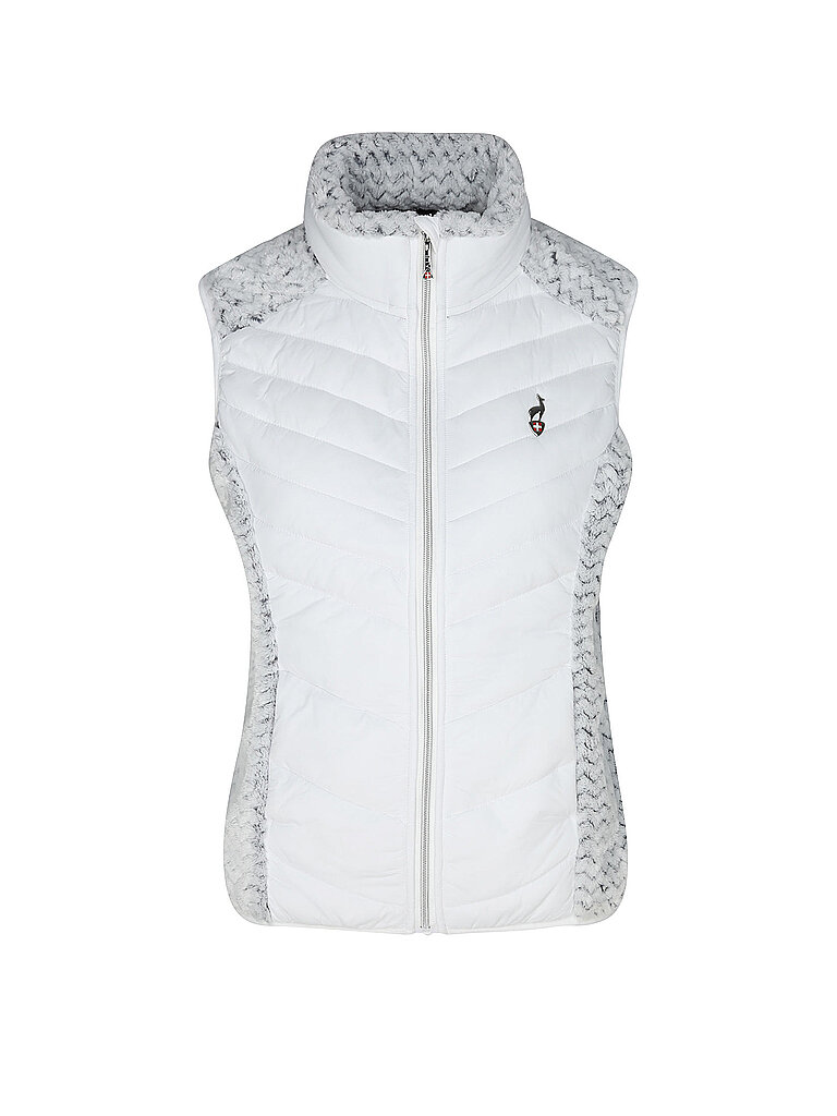 Gilet ibrido da donna Corda bianco L