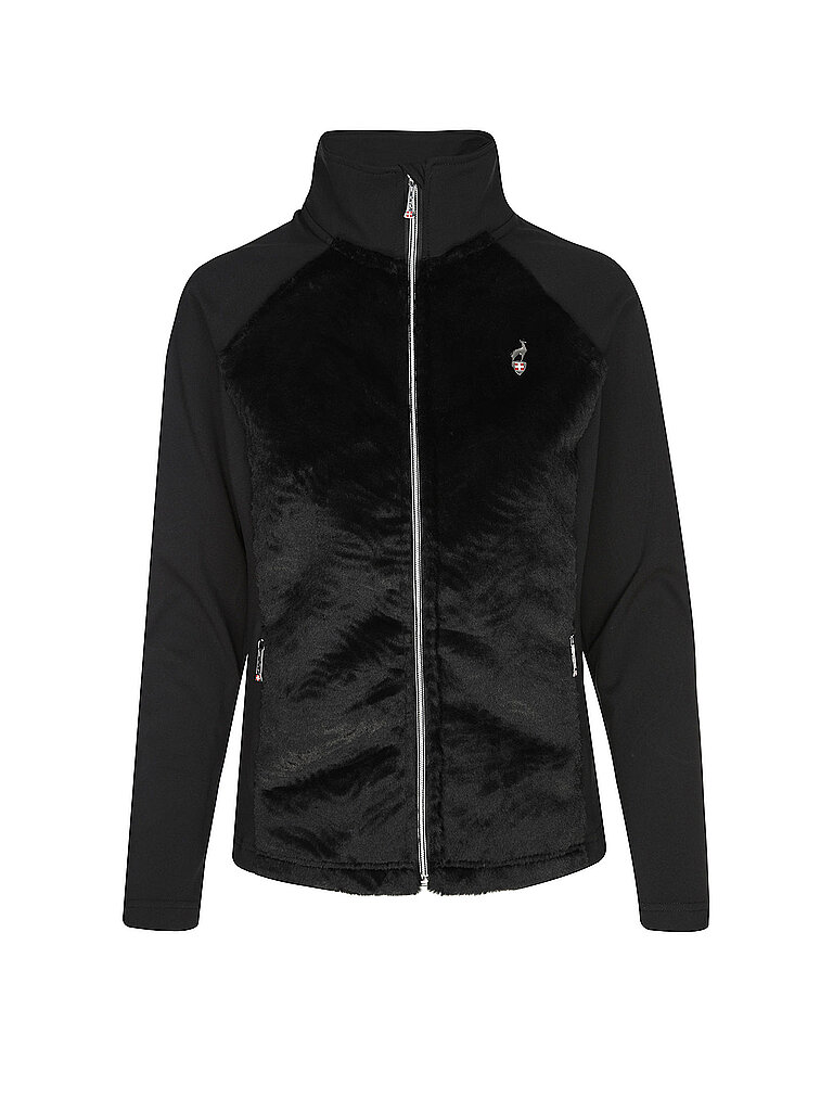 Giacca in pile da donna Rafia nero L