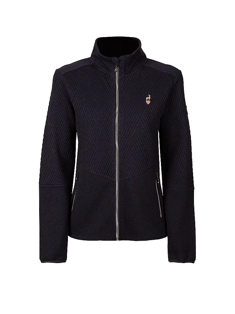 AULP | Giacca da donna in maglia jacquard | Nero