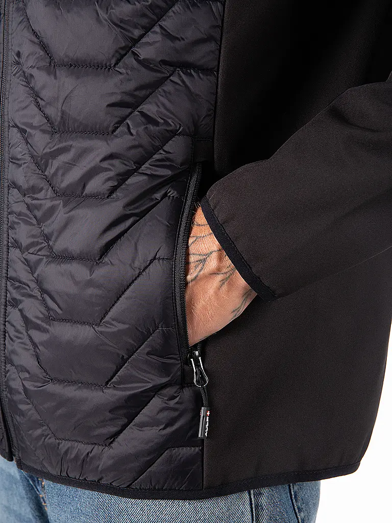 AULP | Giacca ibrida da uomo Clint | Nero