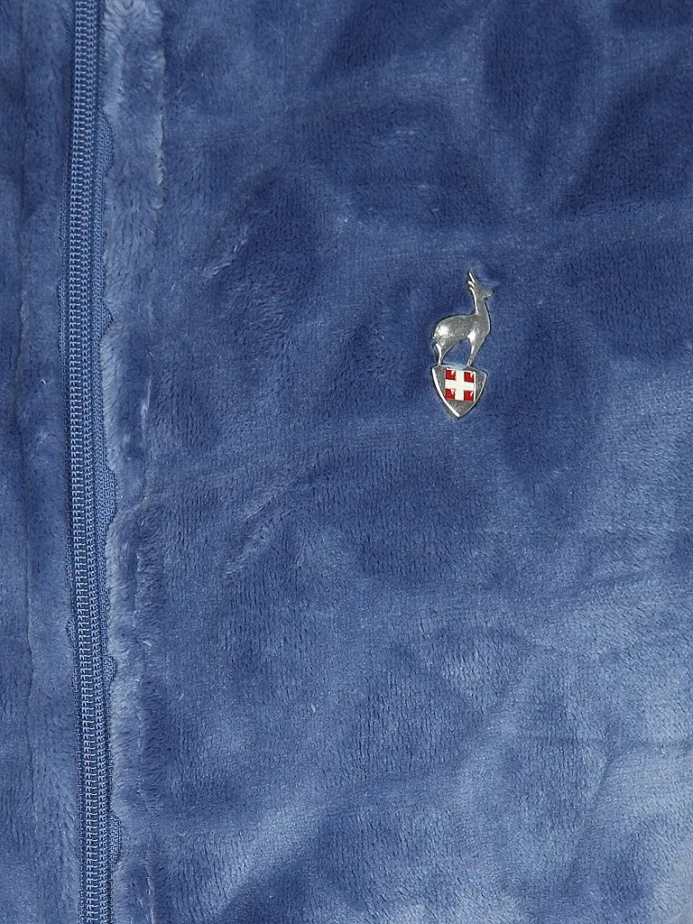 AULP | Giacca in pile da donna Polaire Nelte con cappuccio | Blu