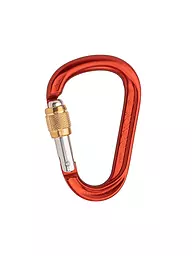 AUSTRIALPIN | Moschettone a vite HMS Rondo anodizzato | Rosso