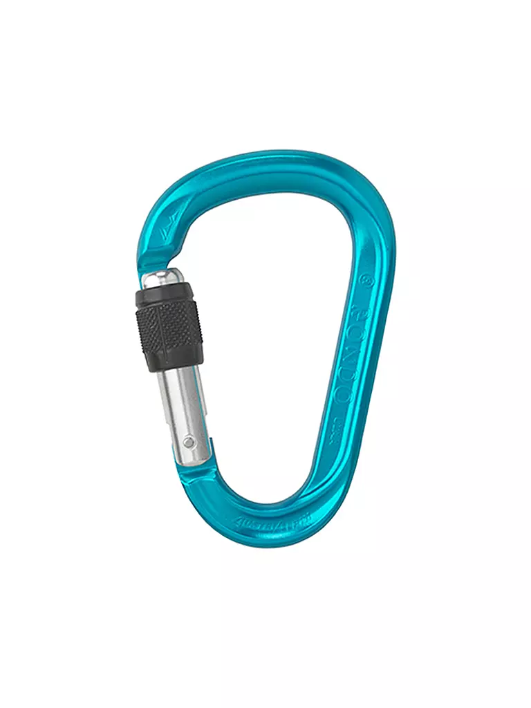 AUSTRIALPIN | Moschettone a vite HMS Rondo anodizzato | Blu