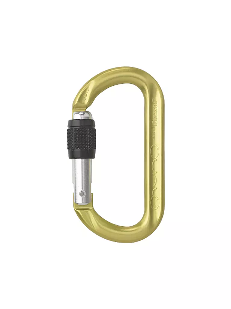 AUSTRIALPIN | Moschettone a vite Ovalo anodizzato | Giallo