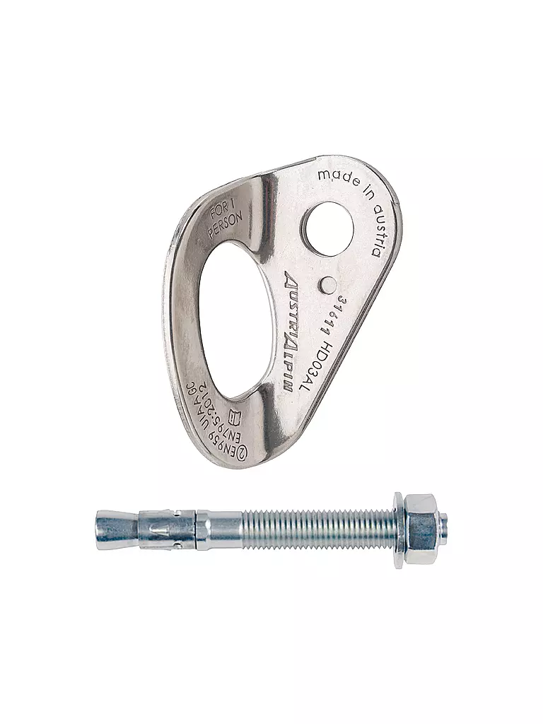 AUSTRIALPIN | Piastrina per spit in acciaio inox 316L | Senza colore