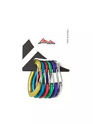 AUSTRIALPIN | Set di 6 moschettoni MICRO light - Leva a filo | Multicolore