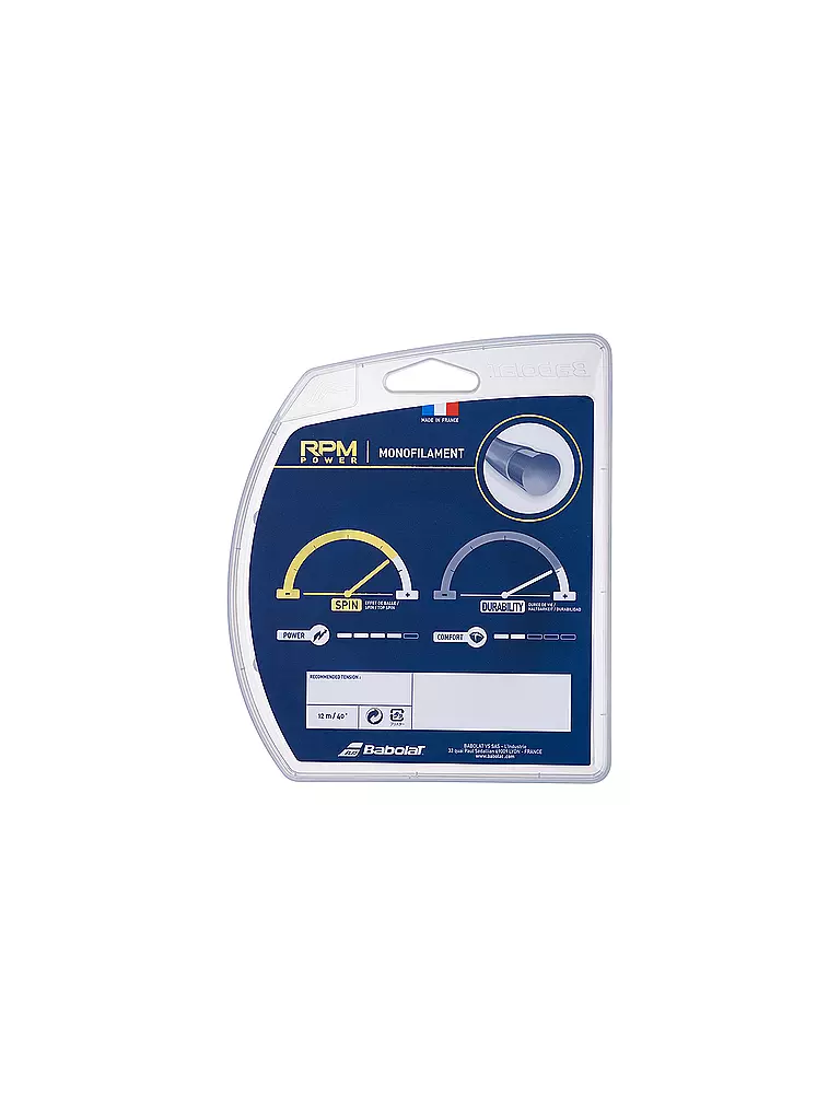 BABOLAT | Corda da tennis RPM Power 12m | Marrone