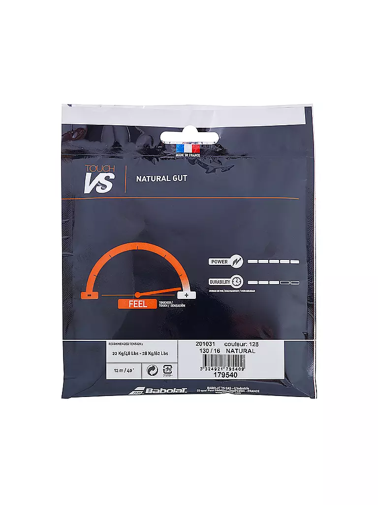 BABOLAT | Corda da tennis VS Touch 12m | Trasparente