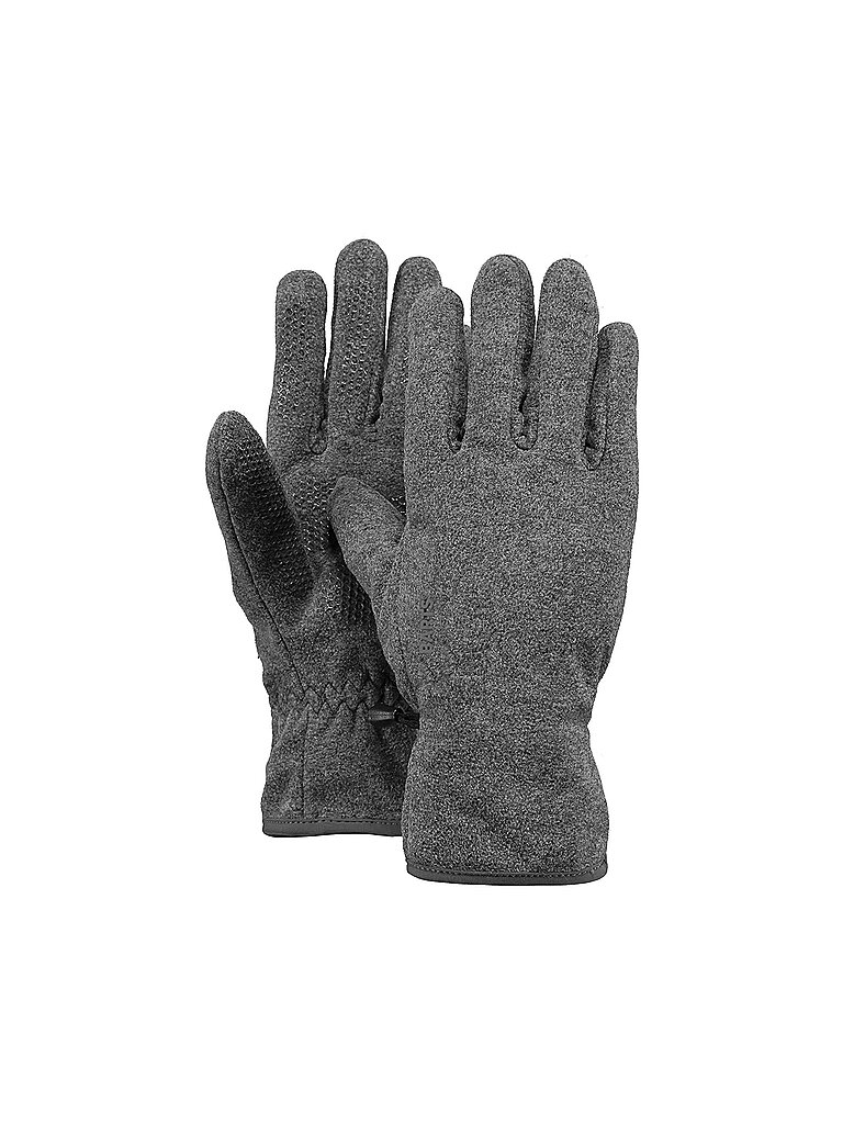 Barts Guanti in pile grigio XS
