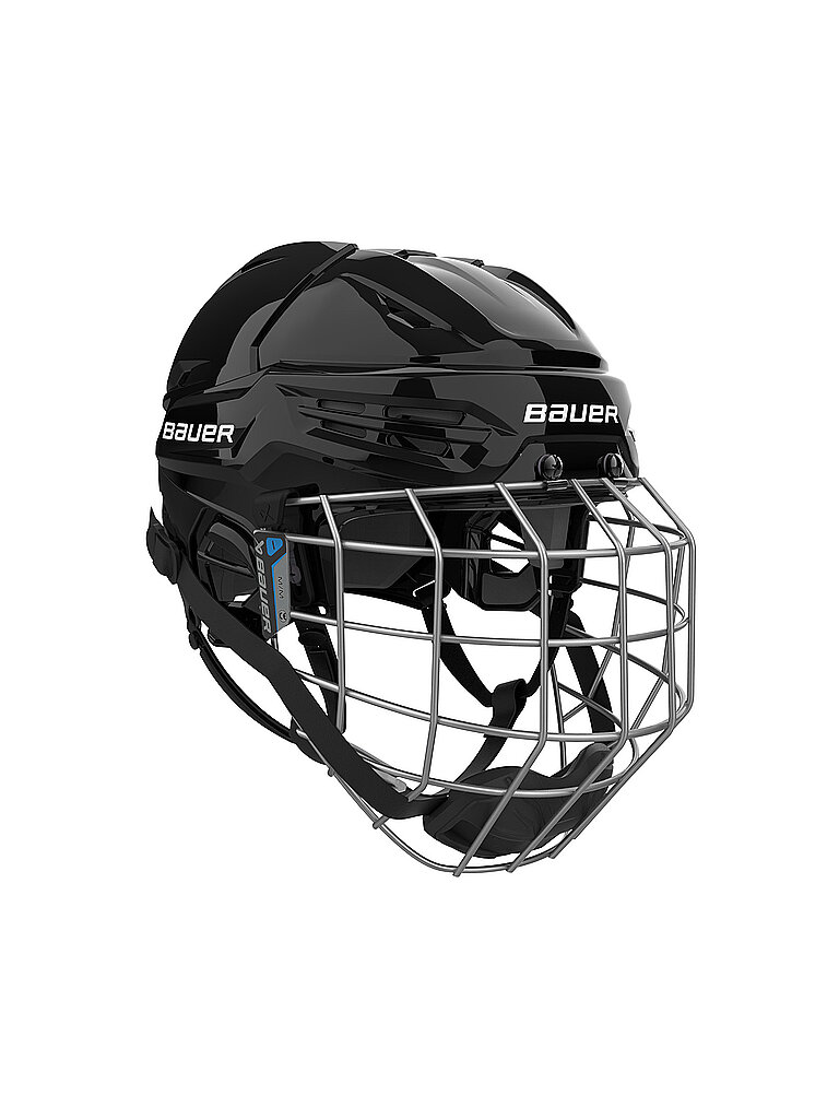Casco da hockey su ghiaccio da uomo Re-Akt 55 con griglia nero 52-57CM