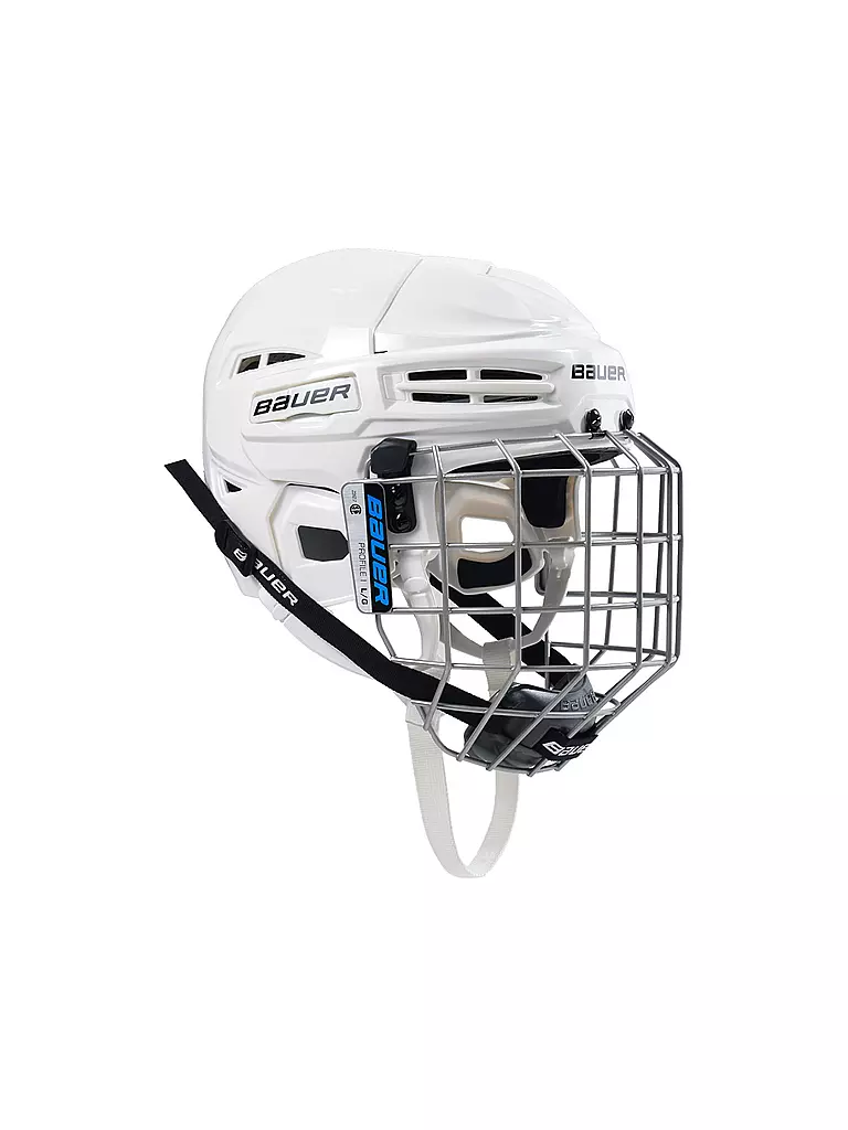 BAUER | Casco da hockey da uomo IMS 5.0 Combo Small | Bianco