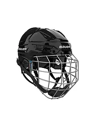 BAUER | Casco da hockey su ghiaccio da uomo Re-Akt 55 con griglia | Nero