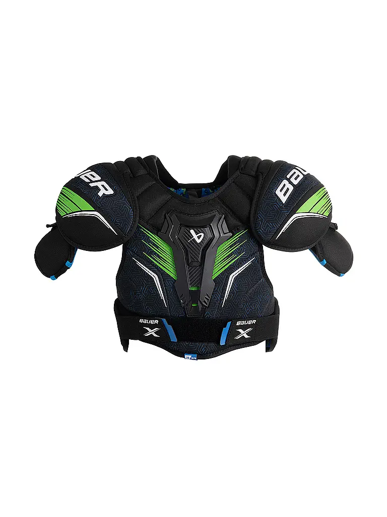 BAUER | Paraspalle da hockey su ghiaccio per bambini X 2.0 | Nero