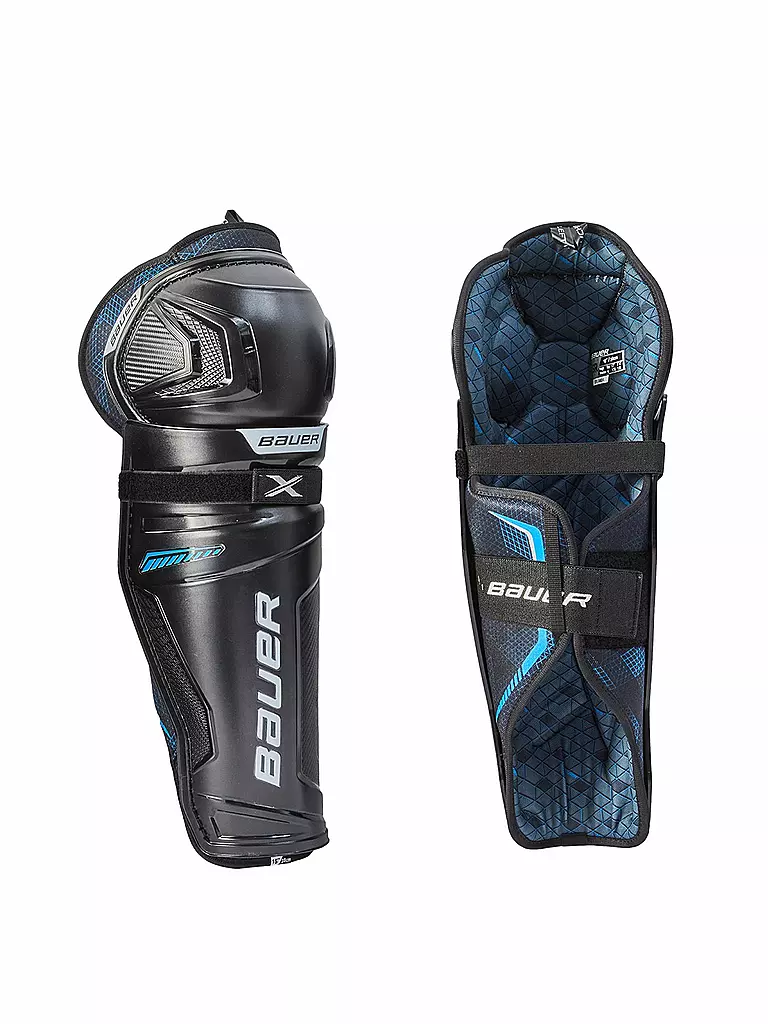 BAUER | Parastinchi da hockey X Shin Guard SR/INT | Nero