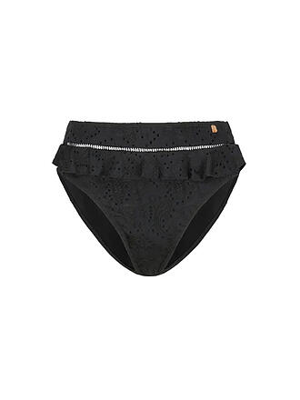 BEACHLIFE | Slip bikini da donna Black Embroidery