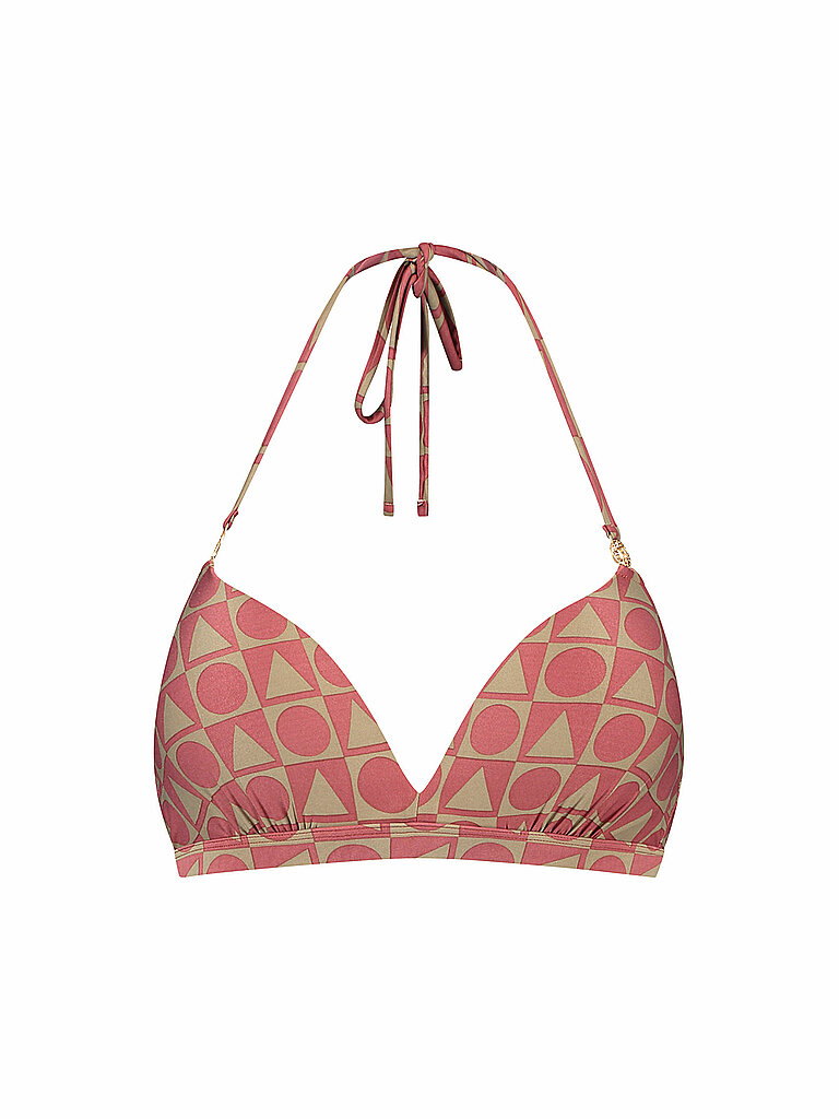 Bikinioberteil Rouge Graphics da donna rosso scuro 36E