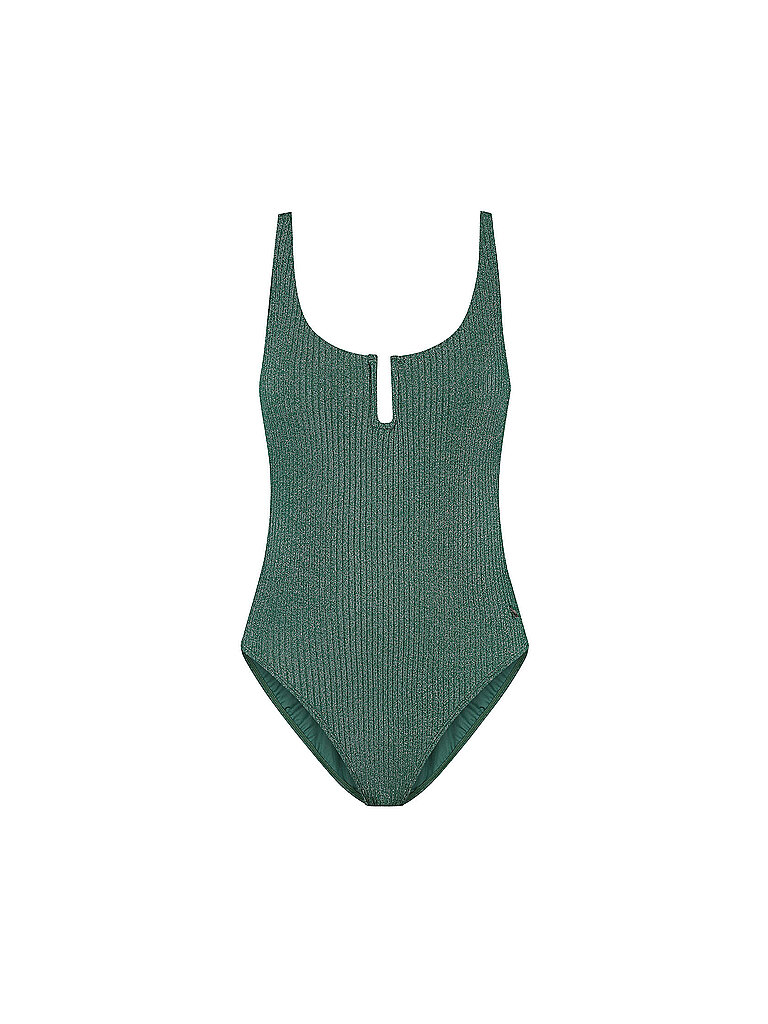 Costume da bagno da donna verde scuro 40