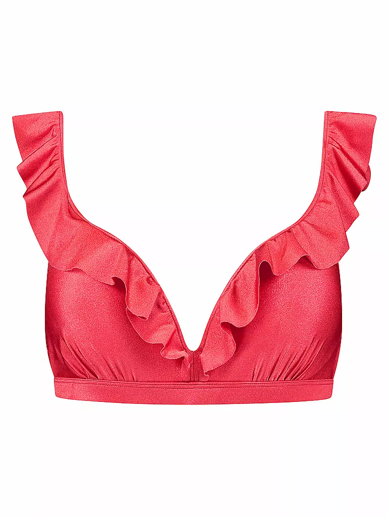 BEACHLIFE | Bikinioberteil Red Shine da donna | Rosso