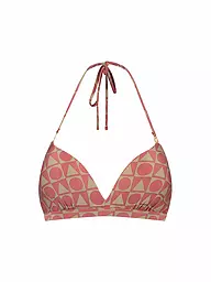 BEACHLIFE | Bikinioberteil Rouge Graphics da donna | Rosso scuro